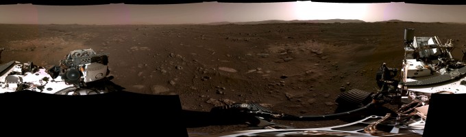 퍼시비어런스가 마스트캠을 활용해 촬영한 화성의 파노라마 사진이다. NASA 제공
